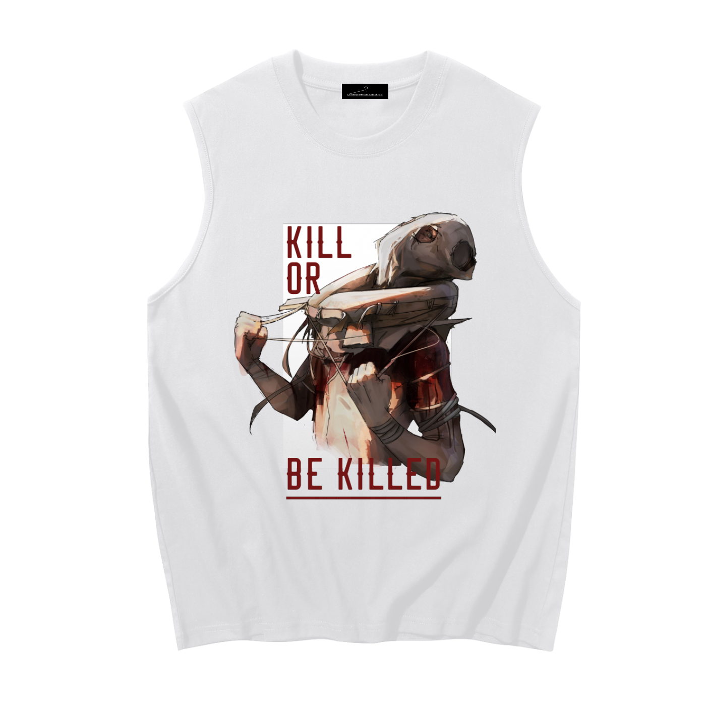 KoBK Layered Men's Sleeveless Cotton Tank Top