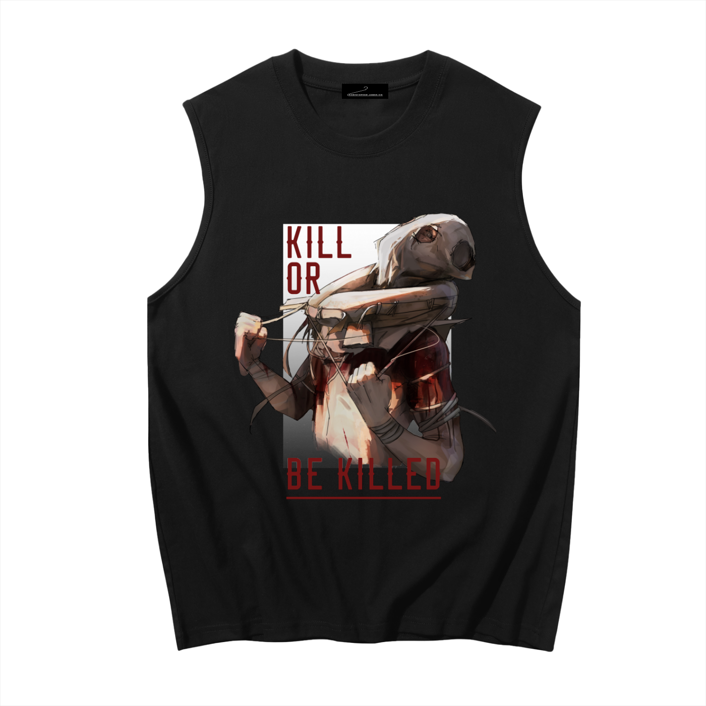 KoBK Layered Men's Sleeveless Cotton Tank Top