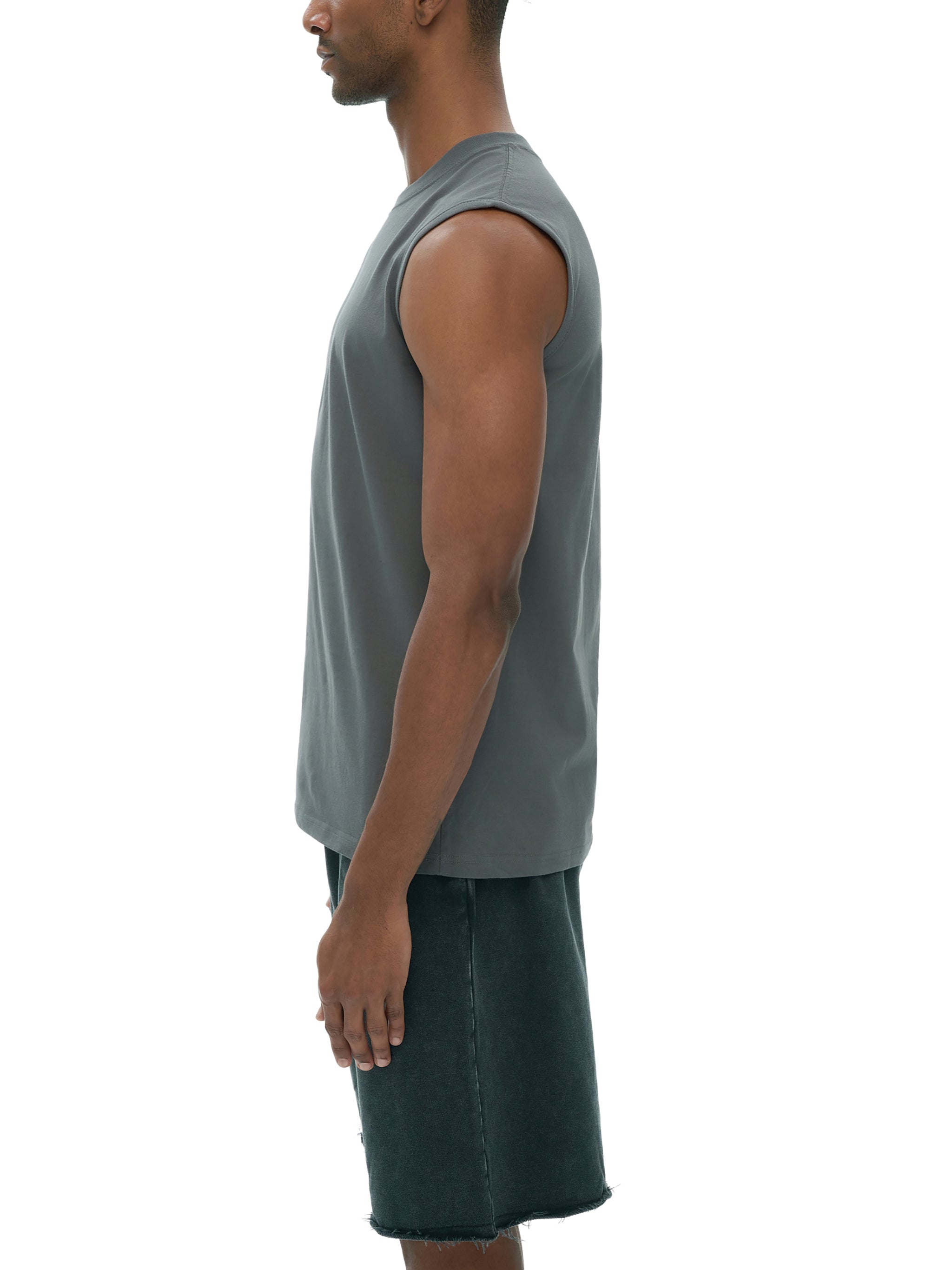 KoBK Layered Men's Sleeveless Cotton Tank Top